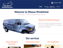 Tablet Screenshot of ottawawindshield.com